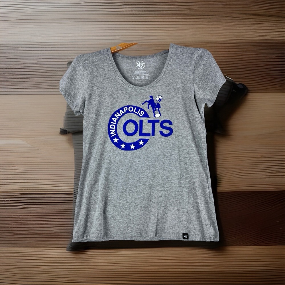 Indianapolis Colts Gray Womens T-shirt Size M